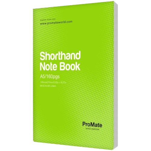 ProMate Shorthand Note Book A5 160gsm