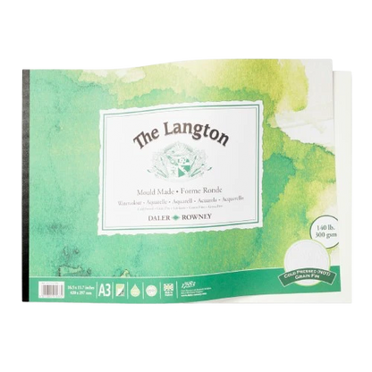 WATERCOLOR PAD ( BRAND DALER ROWNEY ) THE LANGTON WATERCOLOR PAD A3 SIZE