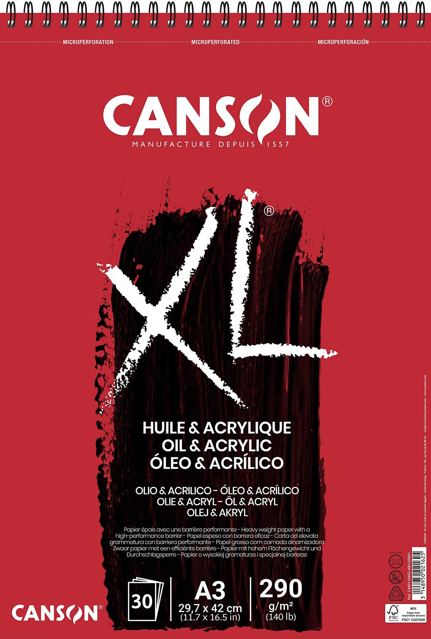 Canson XL A3 290 gsm