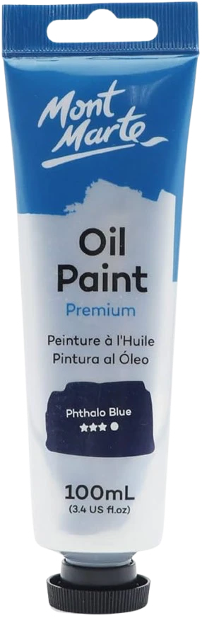 Mont Marte Oil Paint Premium Phthalo Blue