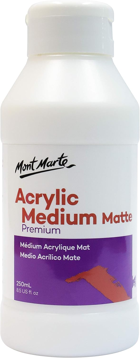 ACRYLIC MEDIUM MATTE 250ml ( BRAND MON MARTE )