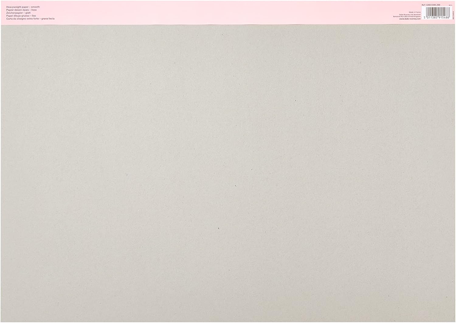 SKETCHBOOK ( BRAND DALER ROWNEY ) SMOOTH HEAVYWEIGHT A2 SIZE 25SHEETS