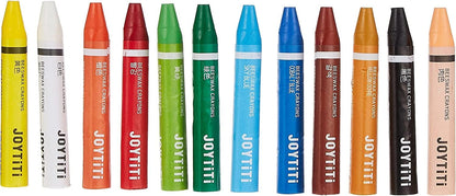 Joytiti Beeswax Crayons - 12 Colors