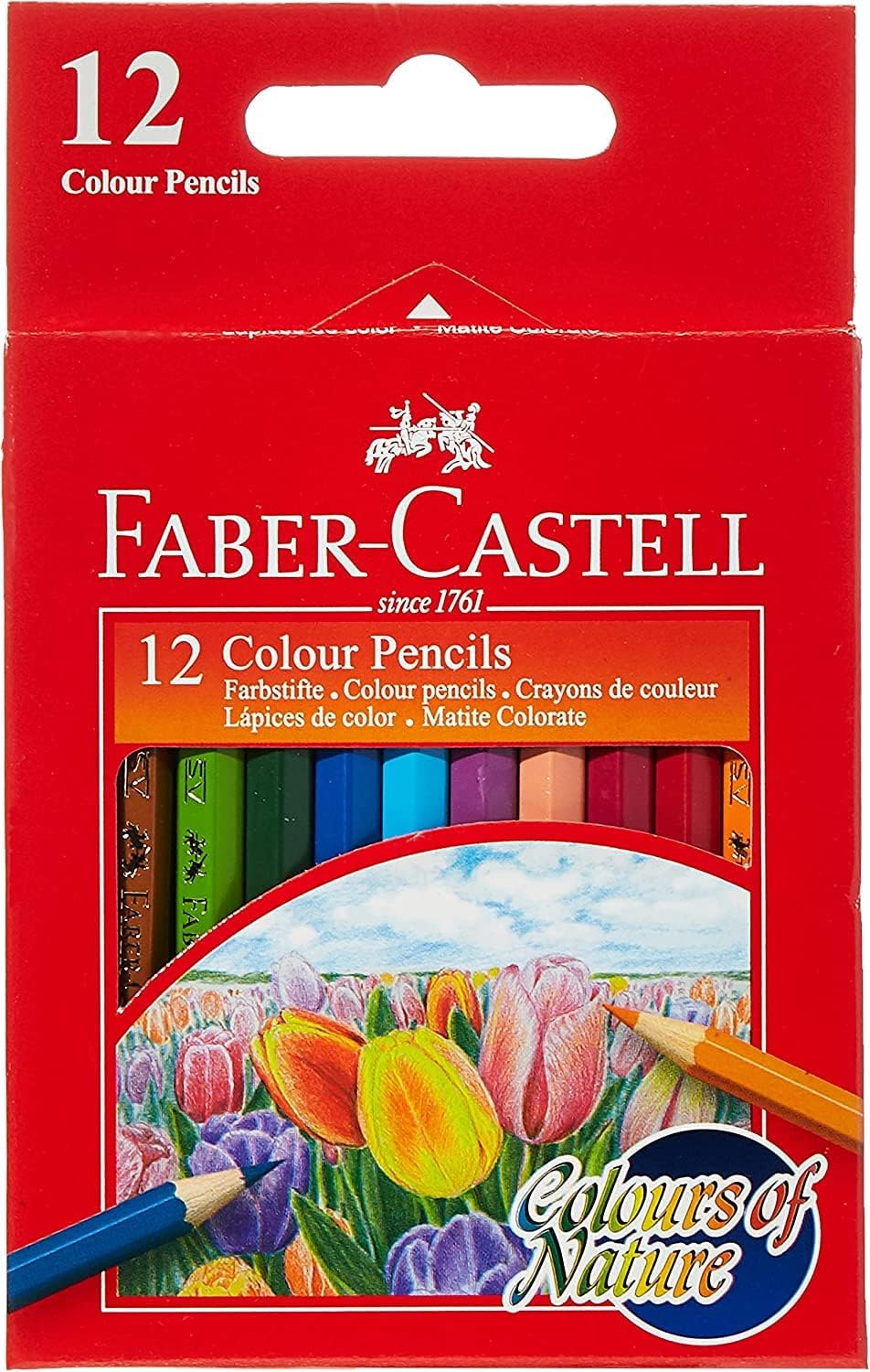 Faber-Castell 12 Colour Pencils - Colours of Nature