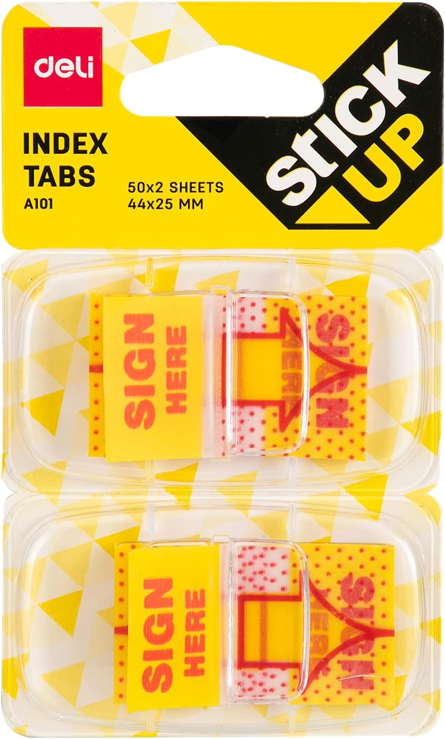 INDEX TABS A101  SIGN HERE  ( BRAND DELI )