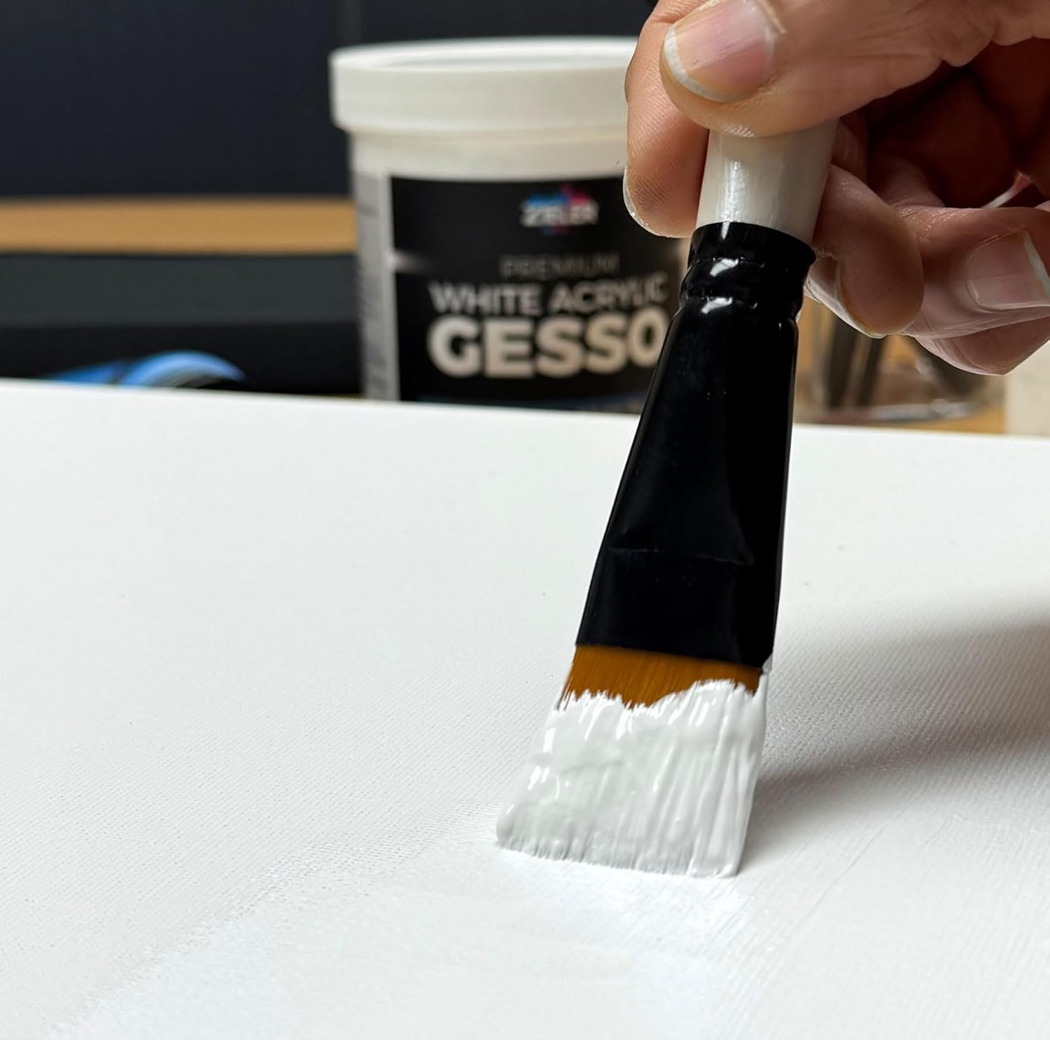PREMIUM WHITE ACRYLIC GESSO 500ml ( BRAND ZIELER )
