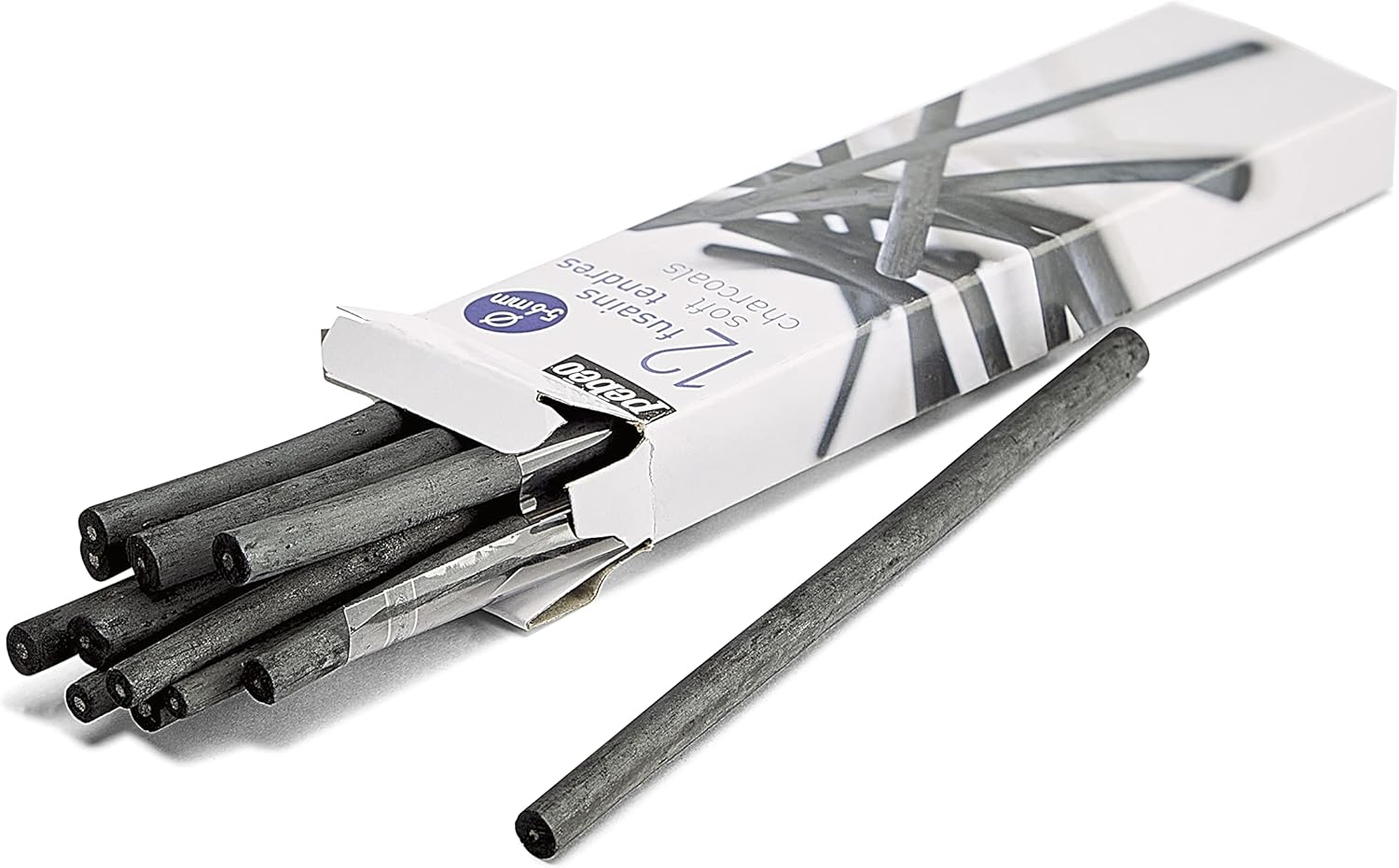 SOFT CHARCOAL ( BRAND PEBEO )  12 PIECES