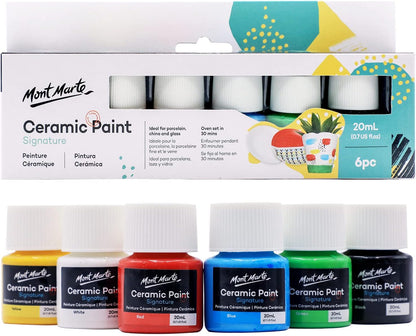 Mont Marte Ceramic Paint Signature Set (6 x 20ml)