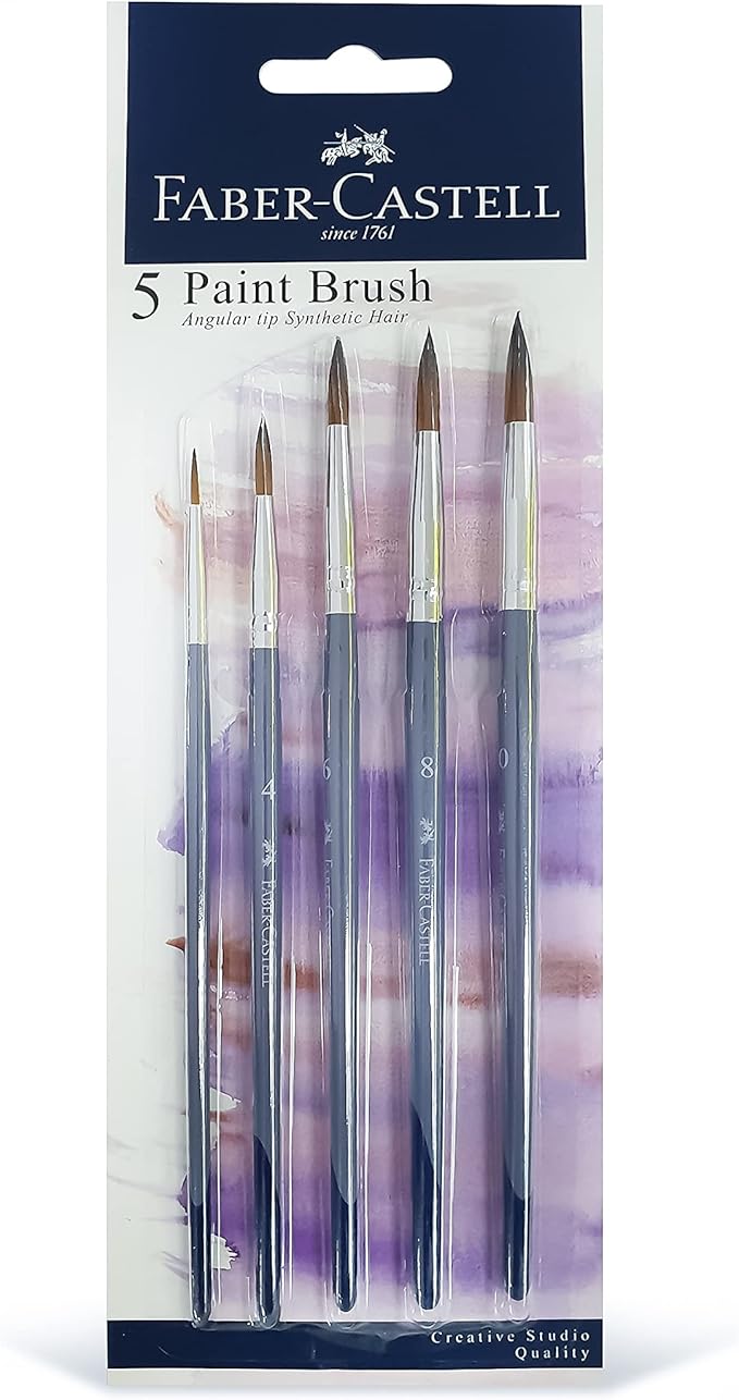 Faber-Castell Paint Brush Set (5 Pieces)