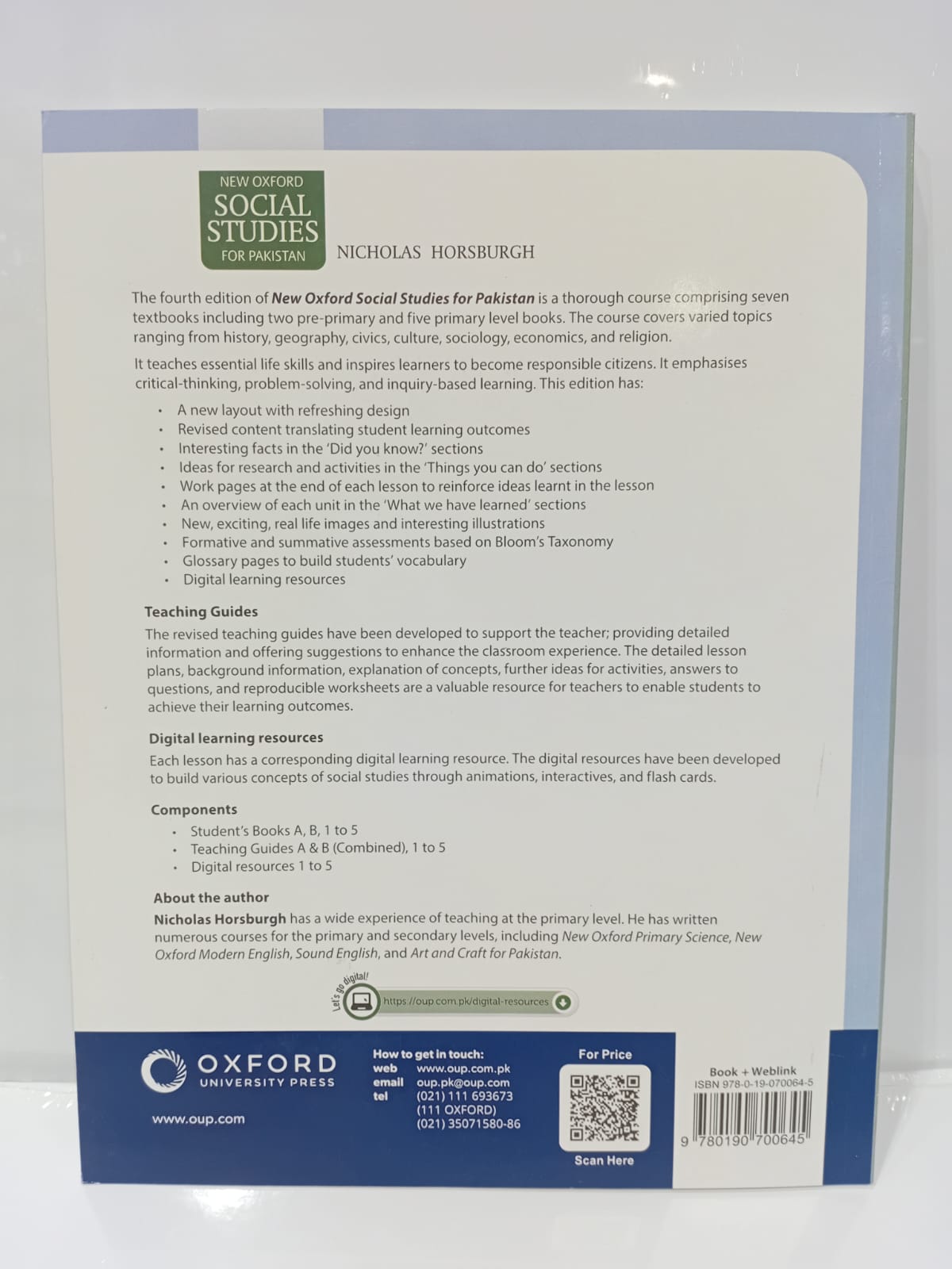 NEW OXFORD SOCIAL STUDIES FOR PAKISTANI BOOK 5