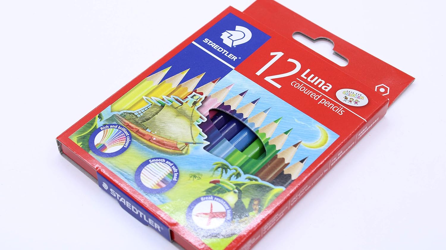 Staedtler St-136 01c12 Th Luna 12 Coloured Small Pencil Pack Of 3