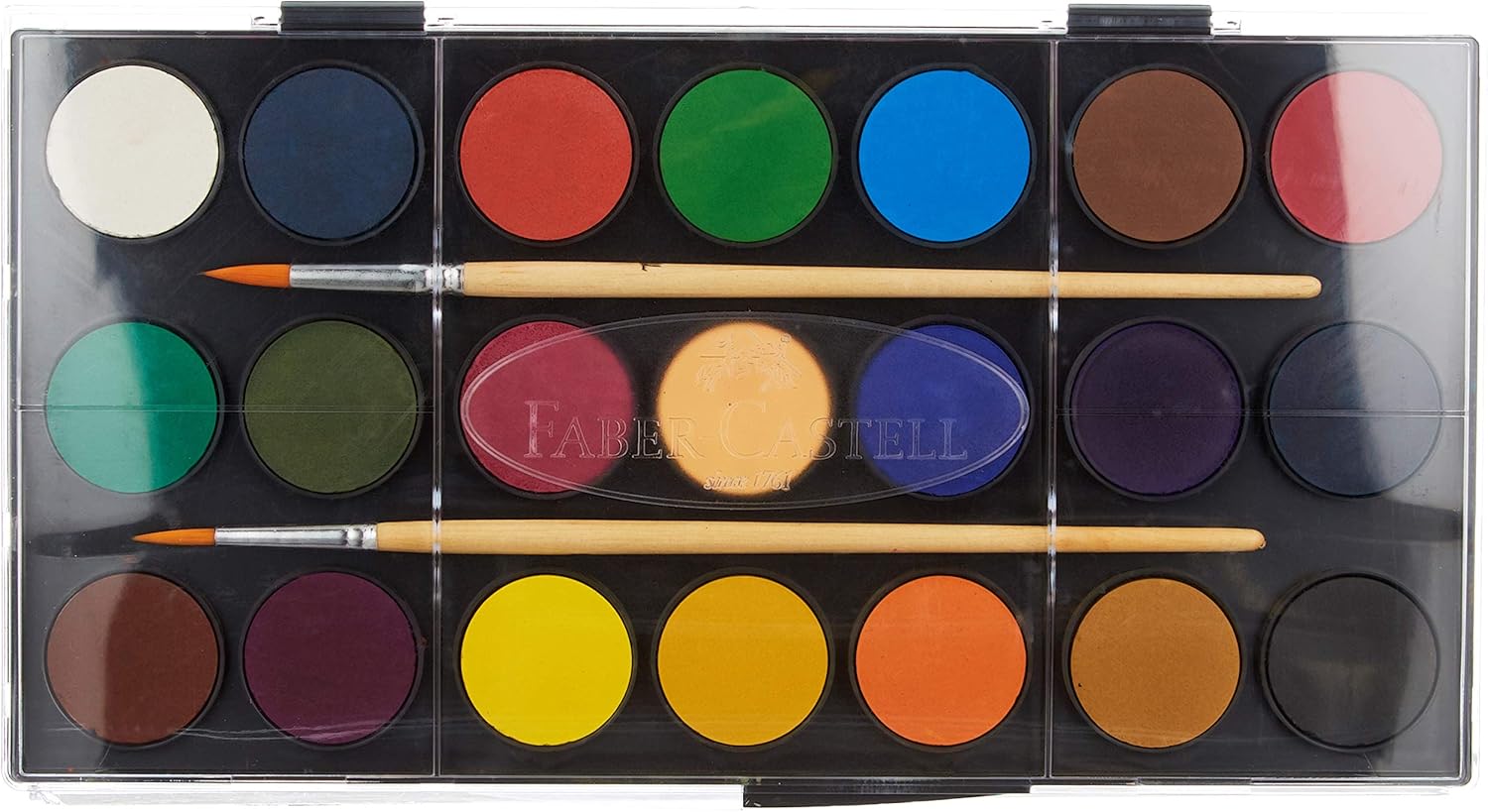 WATERCOLOR ( BRAND  FABER CASTELL ) 21 COLORS