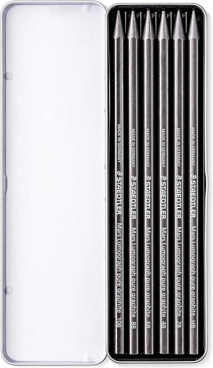 SKETCH PENCIL ( BRAND STAEDLER ) 6 FULL GRAPHITE PENCIL