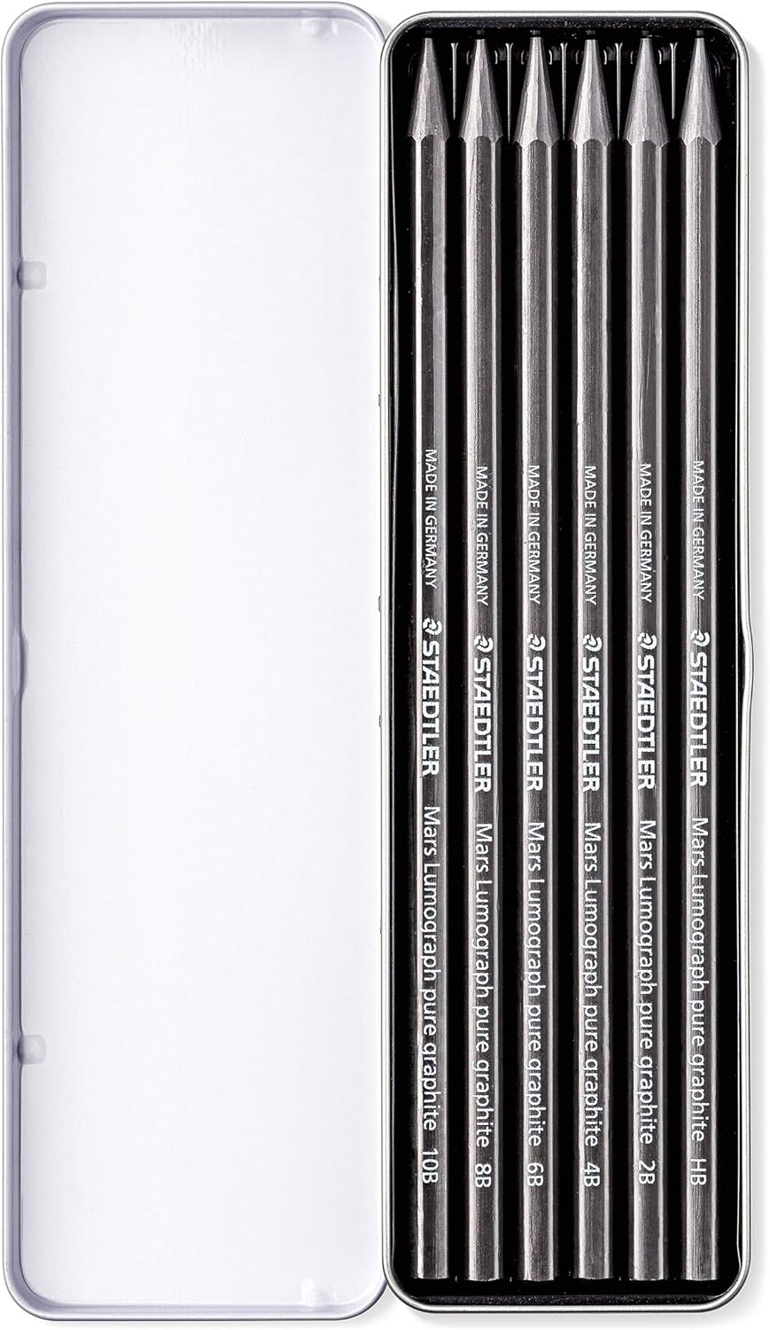 SKETCH PENCIL ( BRAND STAEDLER ) 6 FULL GRAPHITE PENCIL
