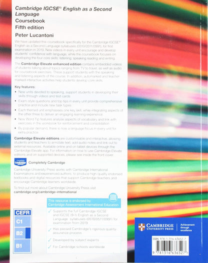 Cambridge IGCSE® English as a Second Language Coursebook with Digital Access
