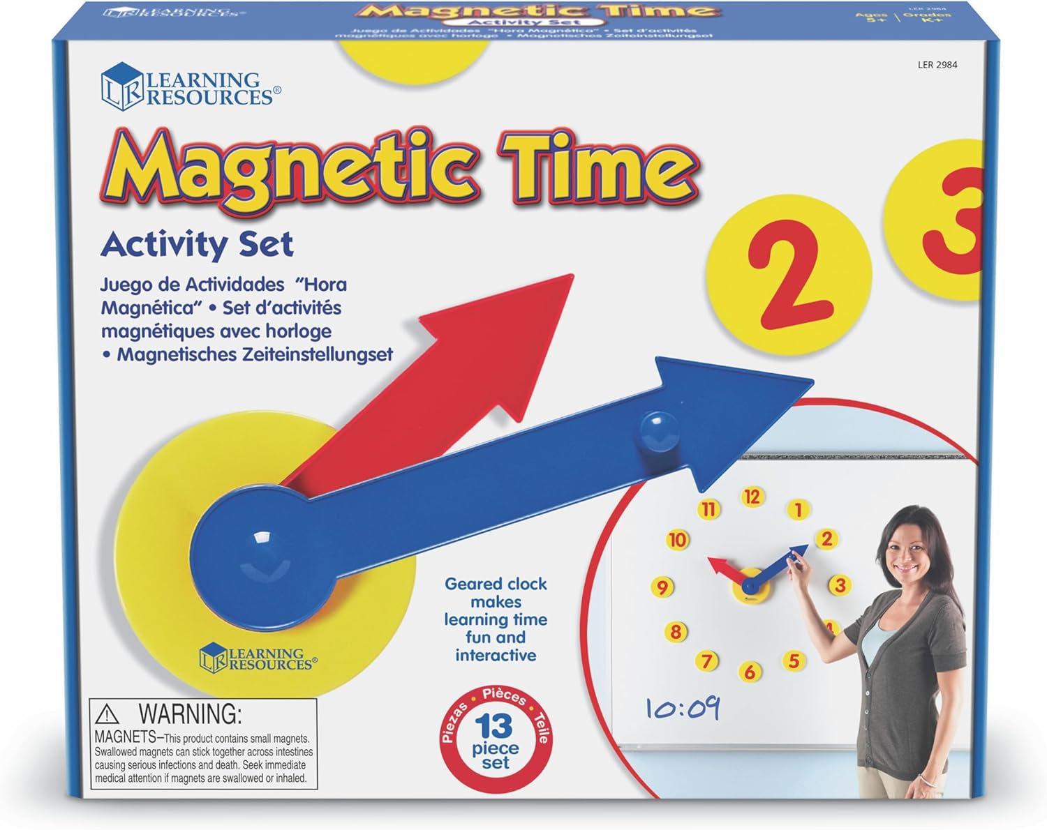 Learning Resources Magnetic Time Activity Set