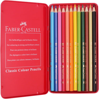 Faber-Castell 12 Classic Colour Pencils