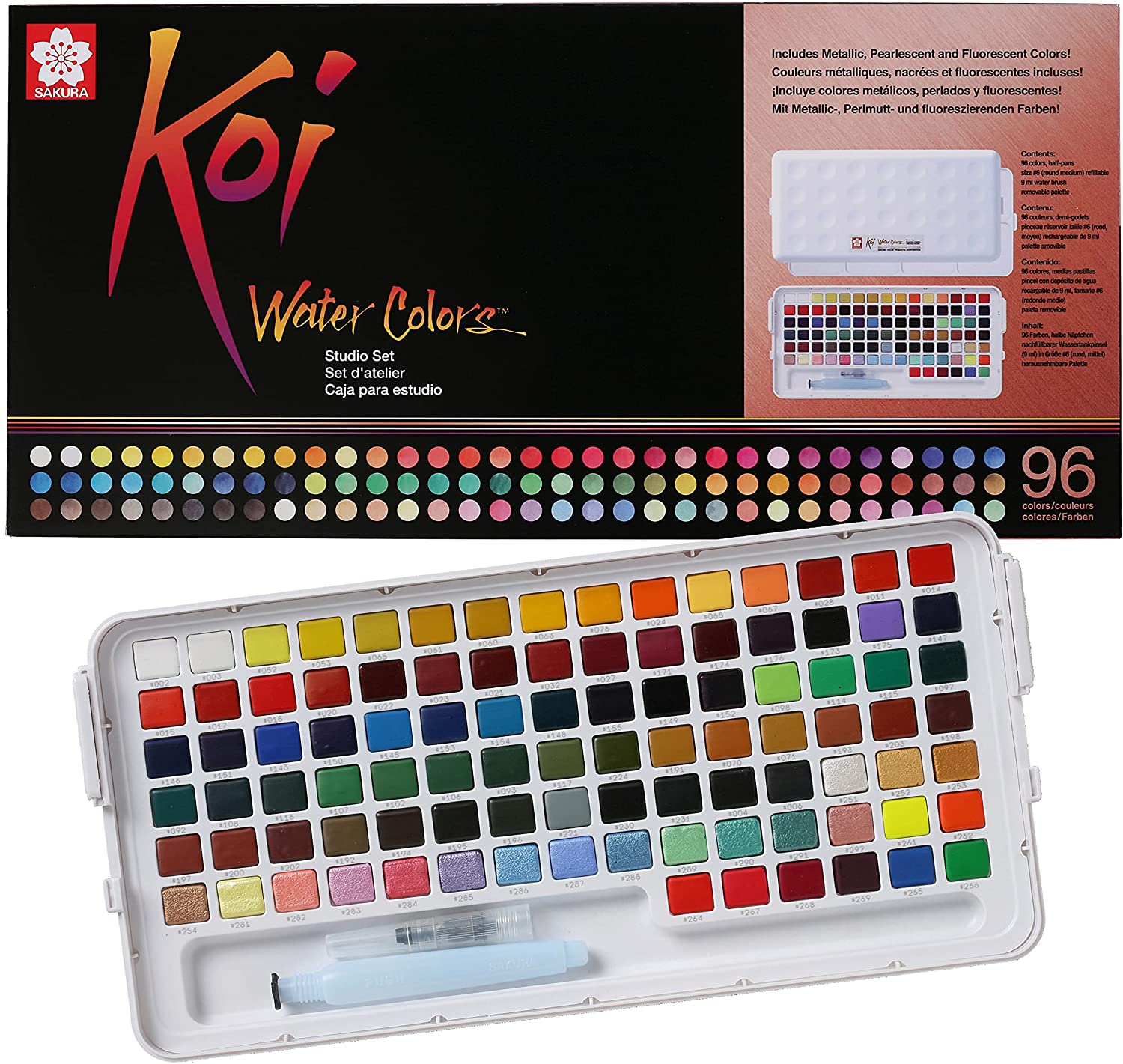 KOI WATERCOLOR  ( BRAND SAKURA ) 96 COLORS