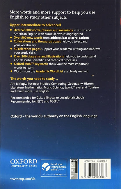 Oxford Student's Dictionary Paperback