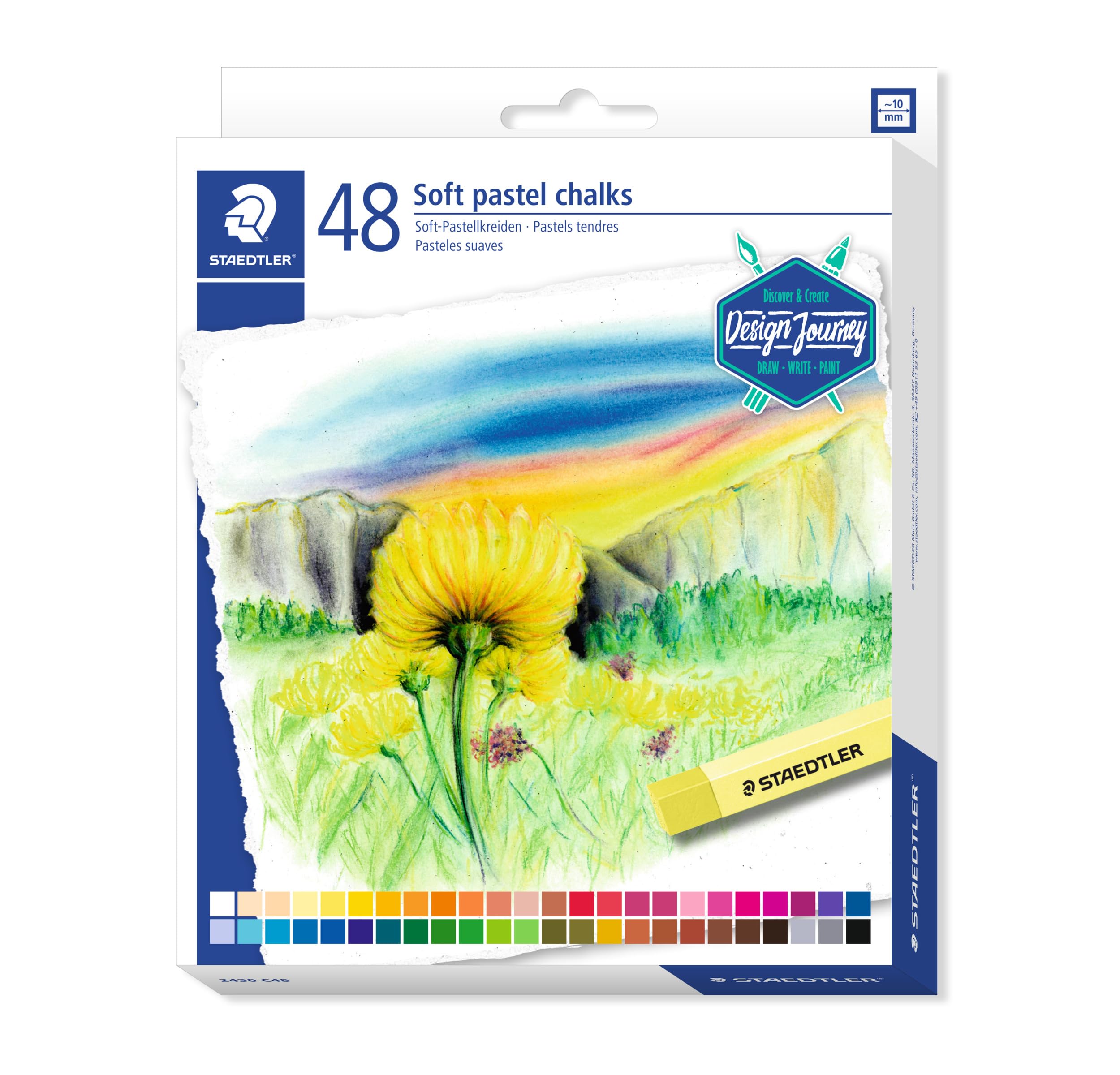 Staedtler Soft Pastel Chalks - 48 Colors