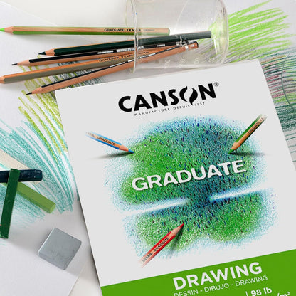 SKETCHBOOK ( BRAND CANSON ) GRADUATE DRAWING  A4 SIZE