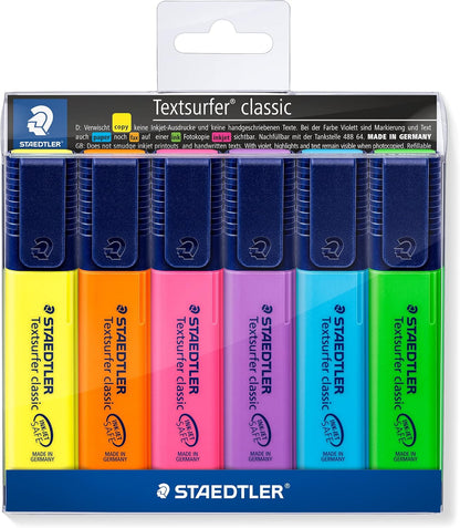 TEXTSURFER HIGHLIGHTER ( BRAND STAEDTLER ) 6 COLORS