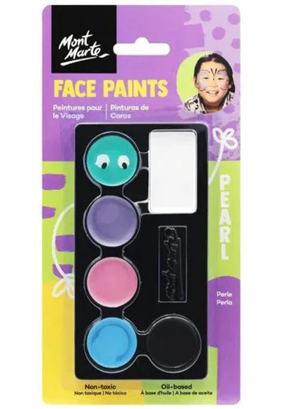 FACE PAINTS PEARLS 6colors  ( BRAND MONT MARTE )