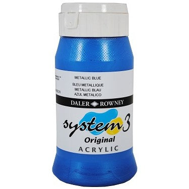 SYSTEM 3 ACRYLIC PAINT 500ML ( BRAND DALER ROWNEY )