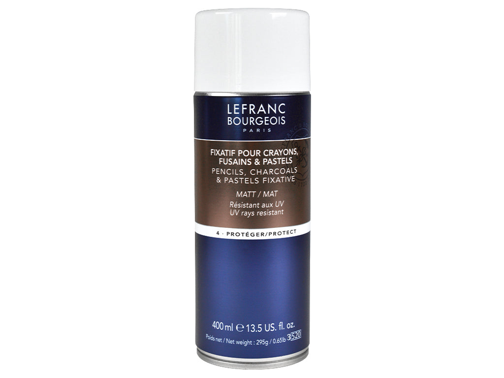 FIXATIVE SPRAY PAINT 400ml ( BRAND LEFRANC BOURGEOIS )