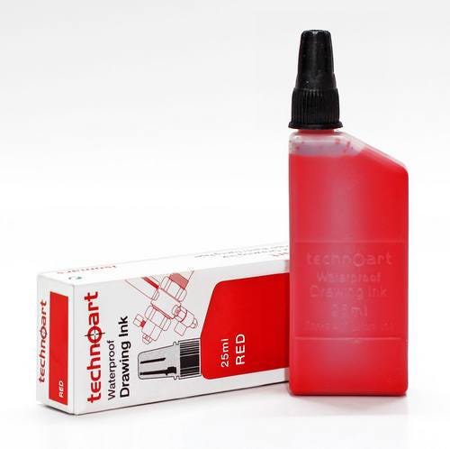 TECHNOART WATERPROOF DRAWING INK 25ml ( BRAND ISOMARS )