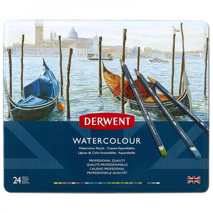 Derwent Watercolour Pencils (24 Tin)