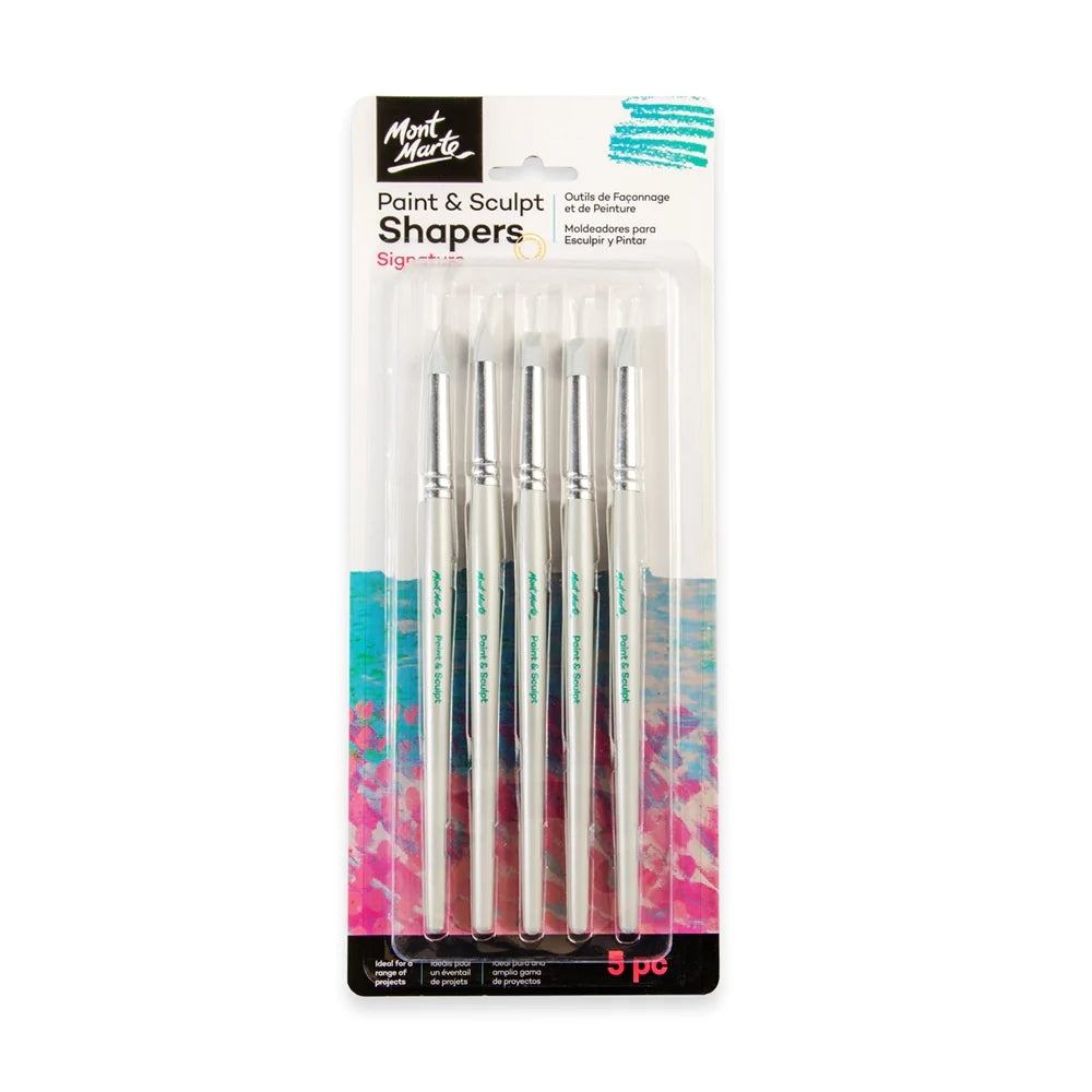 Mont Marte Paint & Sculpt Shapers - 5pc