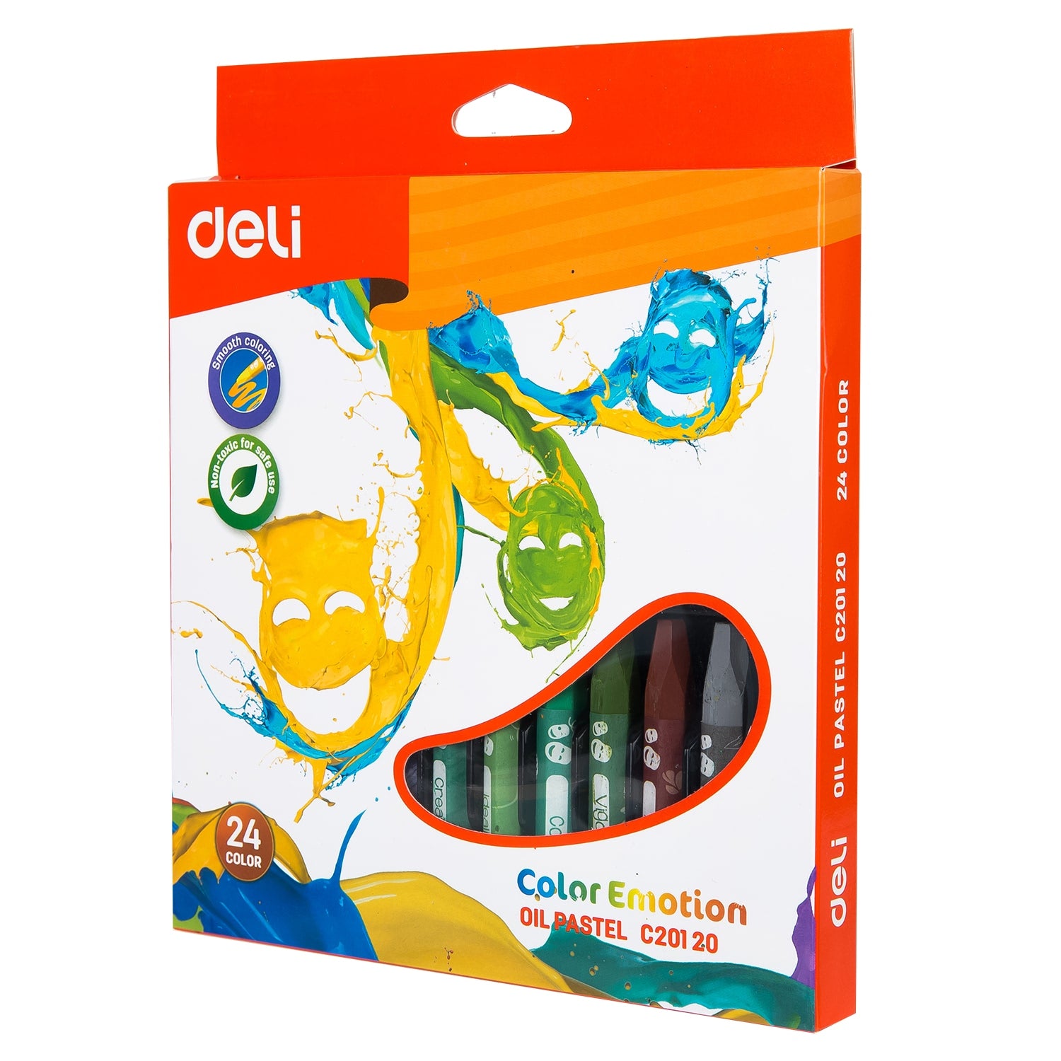 Deli Color Emotion Oil Pastels (24 Colors)