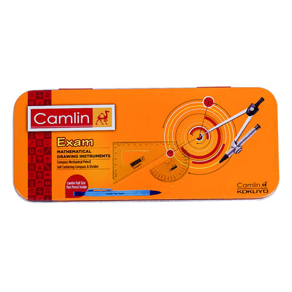 Camlin Geometry Instruments GEOMETRY BOX ( BRAND CAMLIN ) EXAM MATHEMATICAL DRAWING INSTRUMENT ...