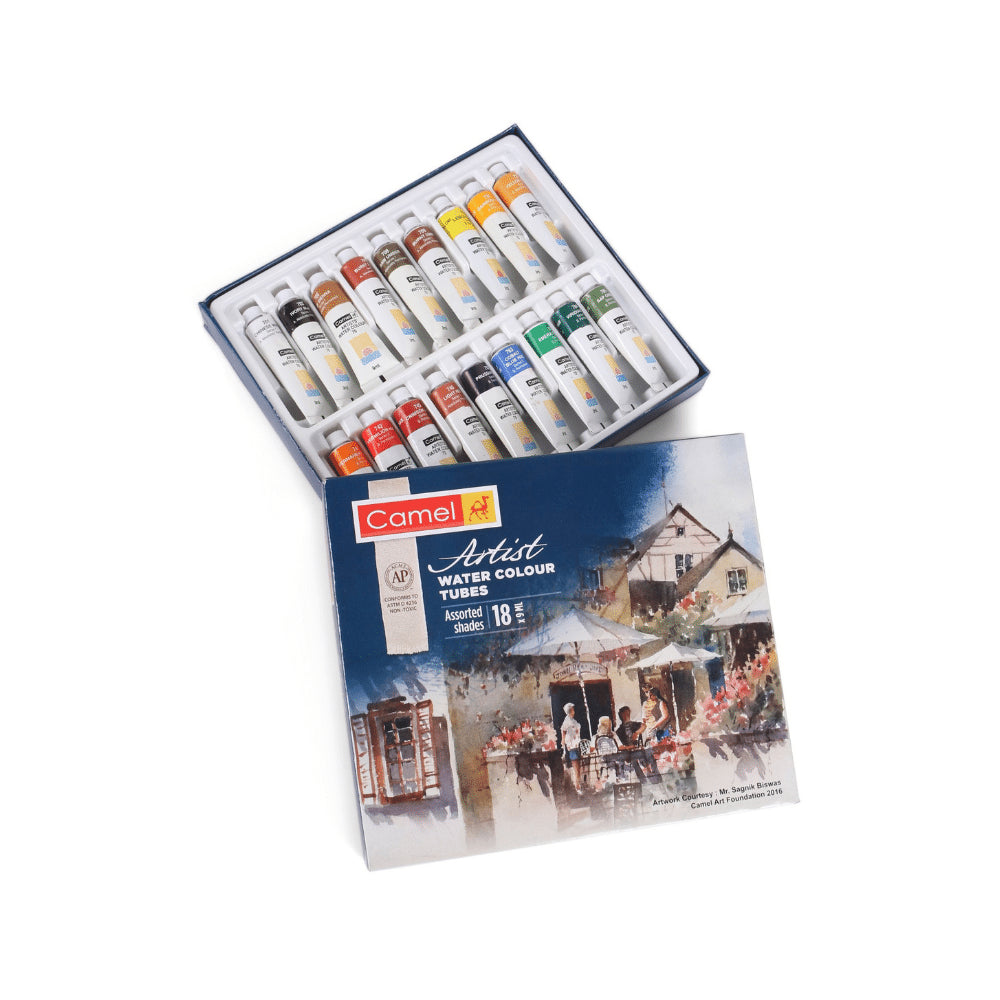 Camel Artist Water Colour Tubes - 18 Shades (20 ml)