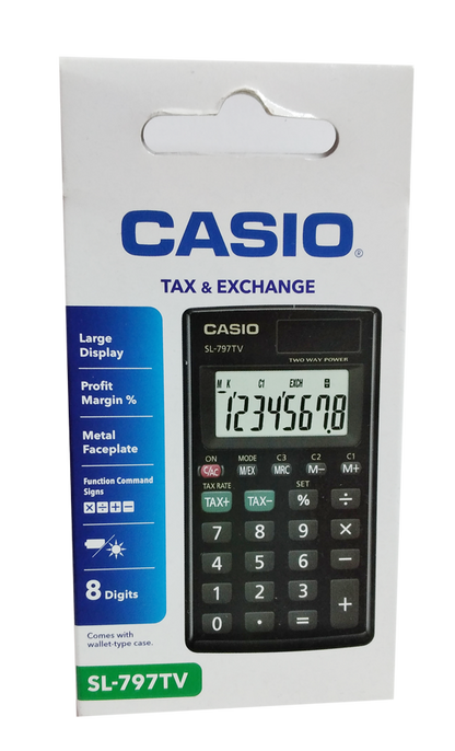 SL797TV CALCULATOR ( BRAND CASIO )