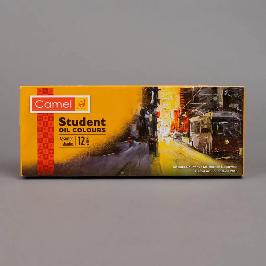 Complete Student Oil Paint Tubes, 12 Shades 9 ml