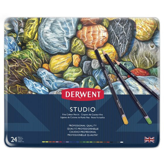 Derwent Studio Colored Pencils (24 Colors)