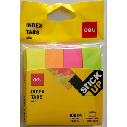 Deli Index Tabs 76×19mm tab