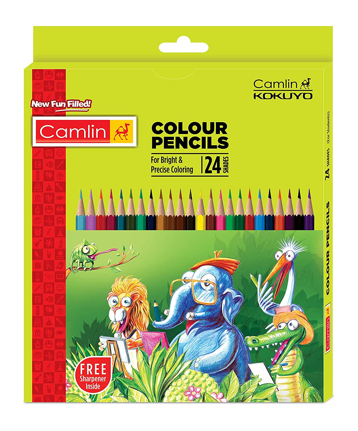 Camlin Colour Pencils - 24 Shades