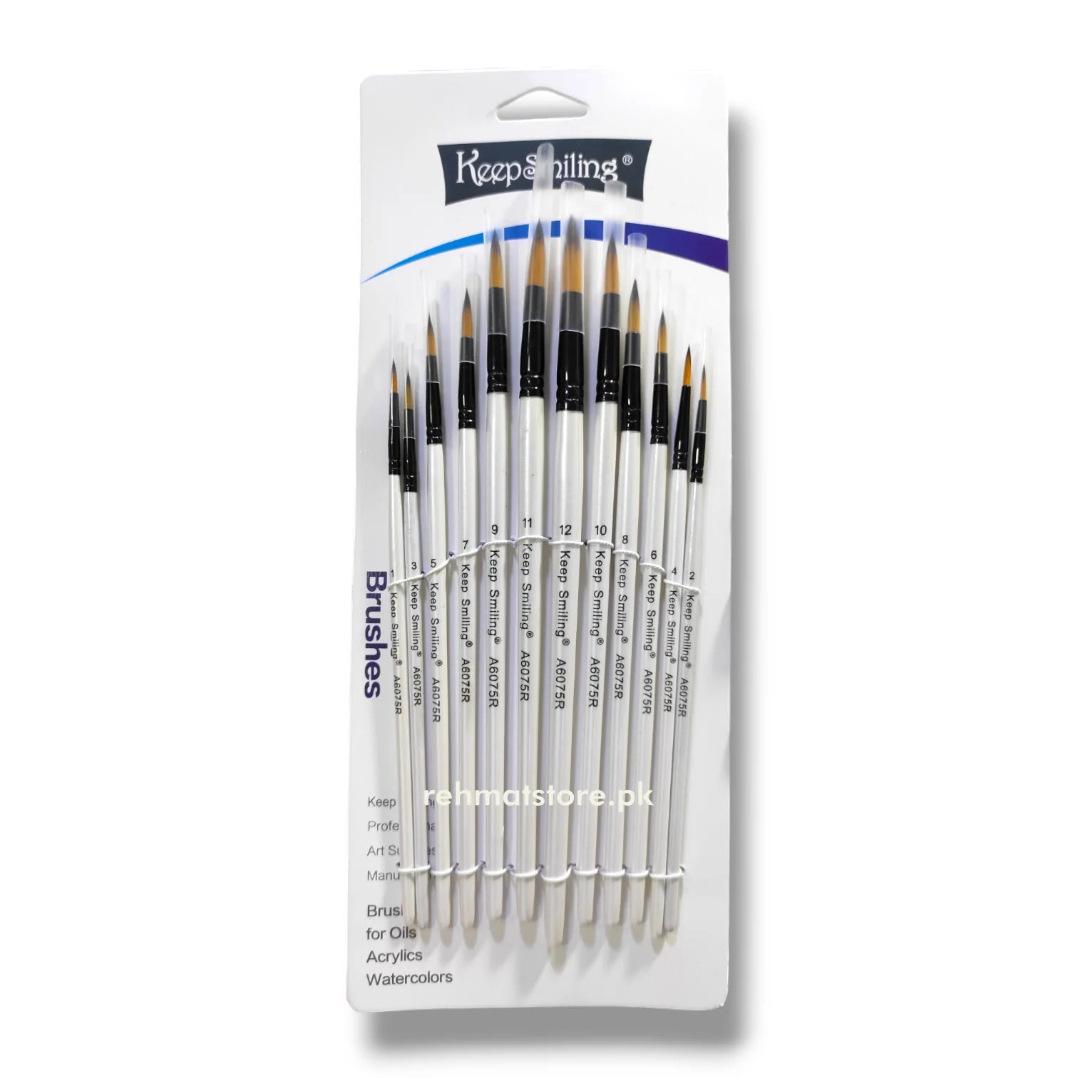 Keep Smiling Professional Round Brushes (12 Brushes)