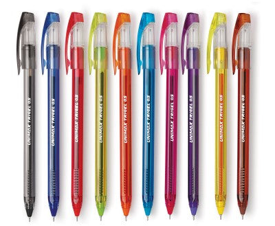 Unimax TriGel Glitter Pens (10 Pieces)