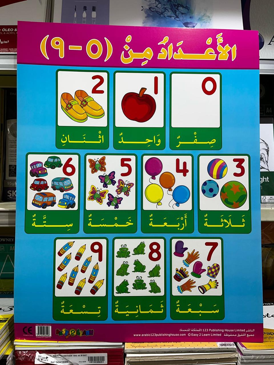 ARABIC CHART BOARD ID ( EAR 71A )
