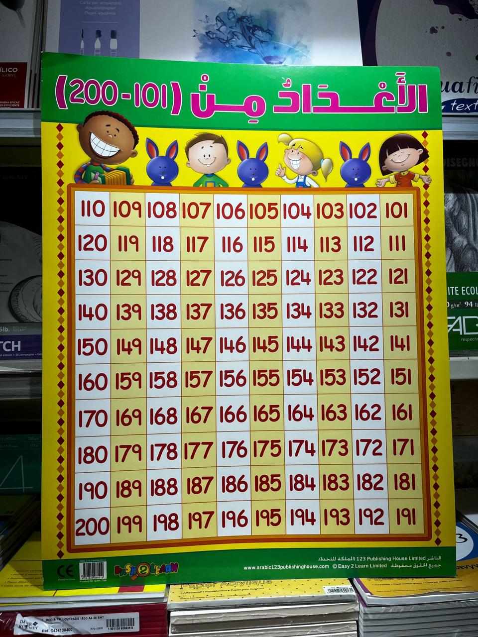 ARABIC CHART BOARD ID ( EAR 179A)