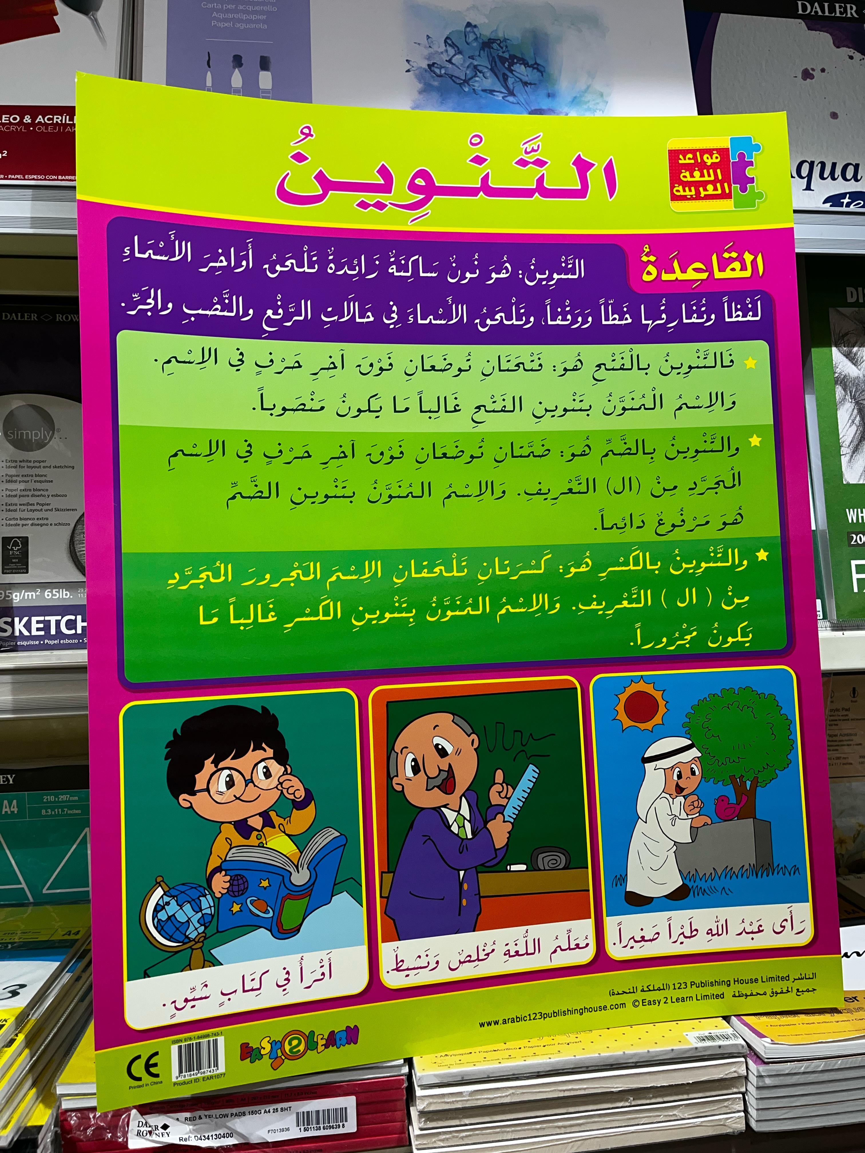 ARABIC CHART BOARD ID ( EAR 1077 )