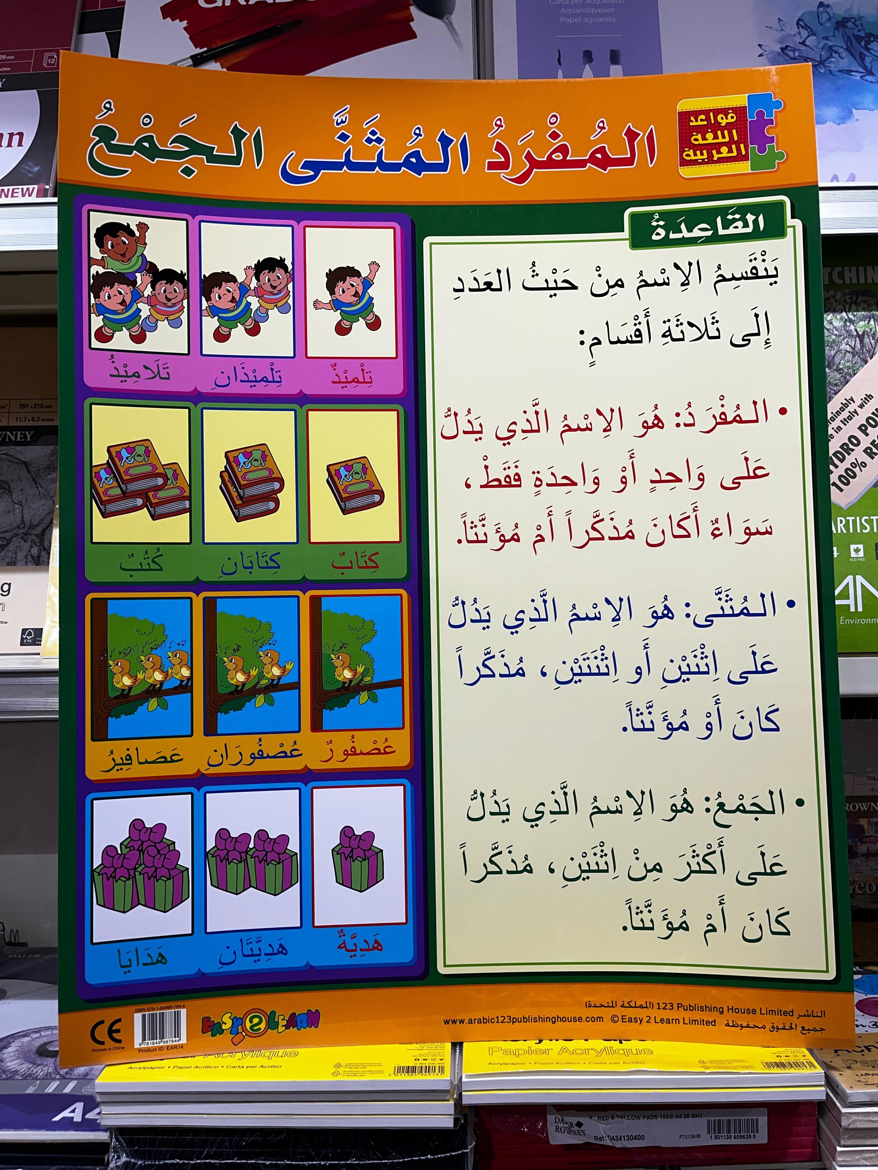 ARABIC CHART BOARD ID ( EAR 14 )