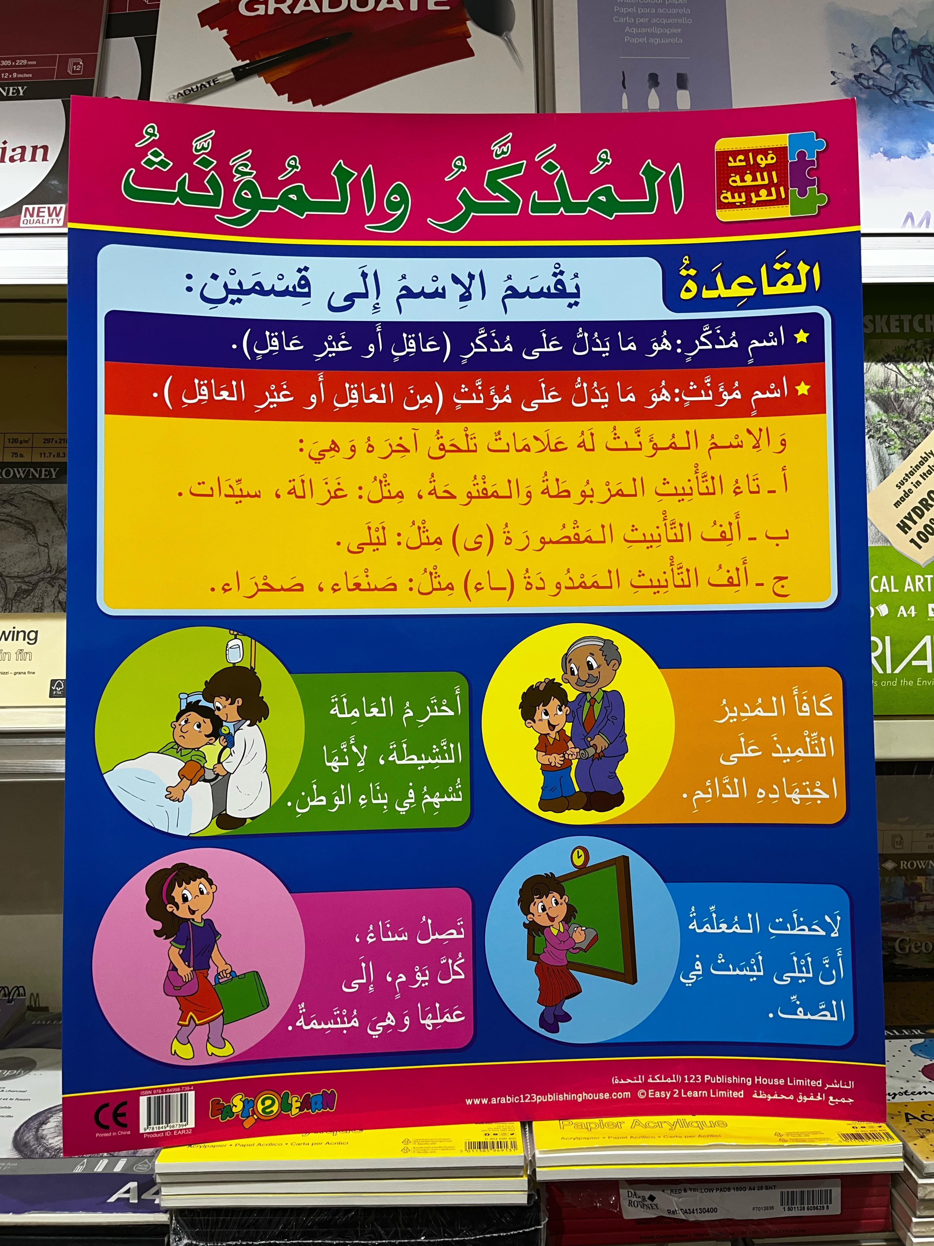 ARABIC CHART BOARD ID ( EAR 32 )