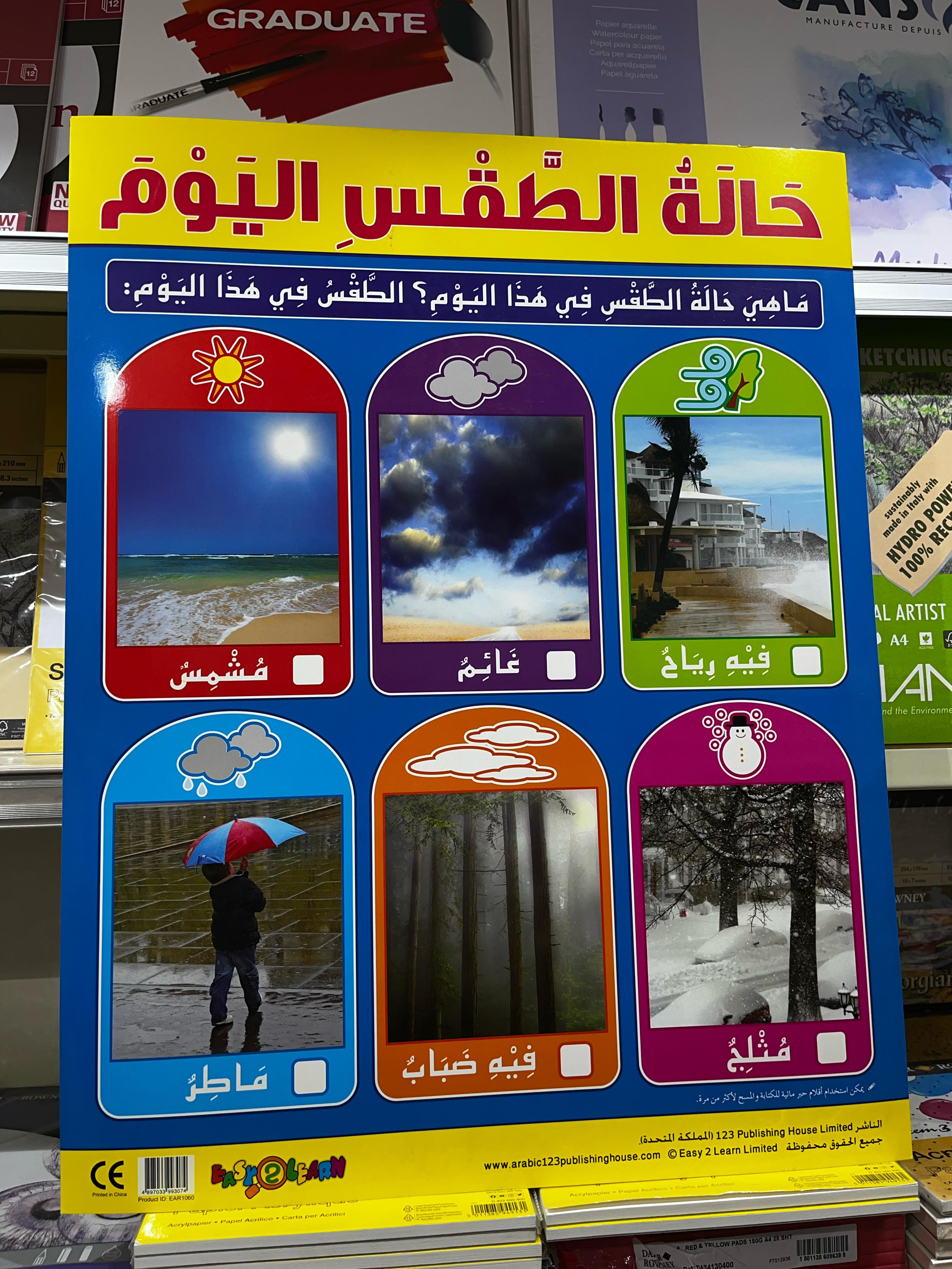 ARABIC CHART BOARD ID ( EAR 1060 )