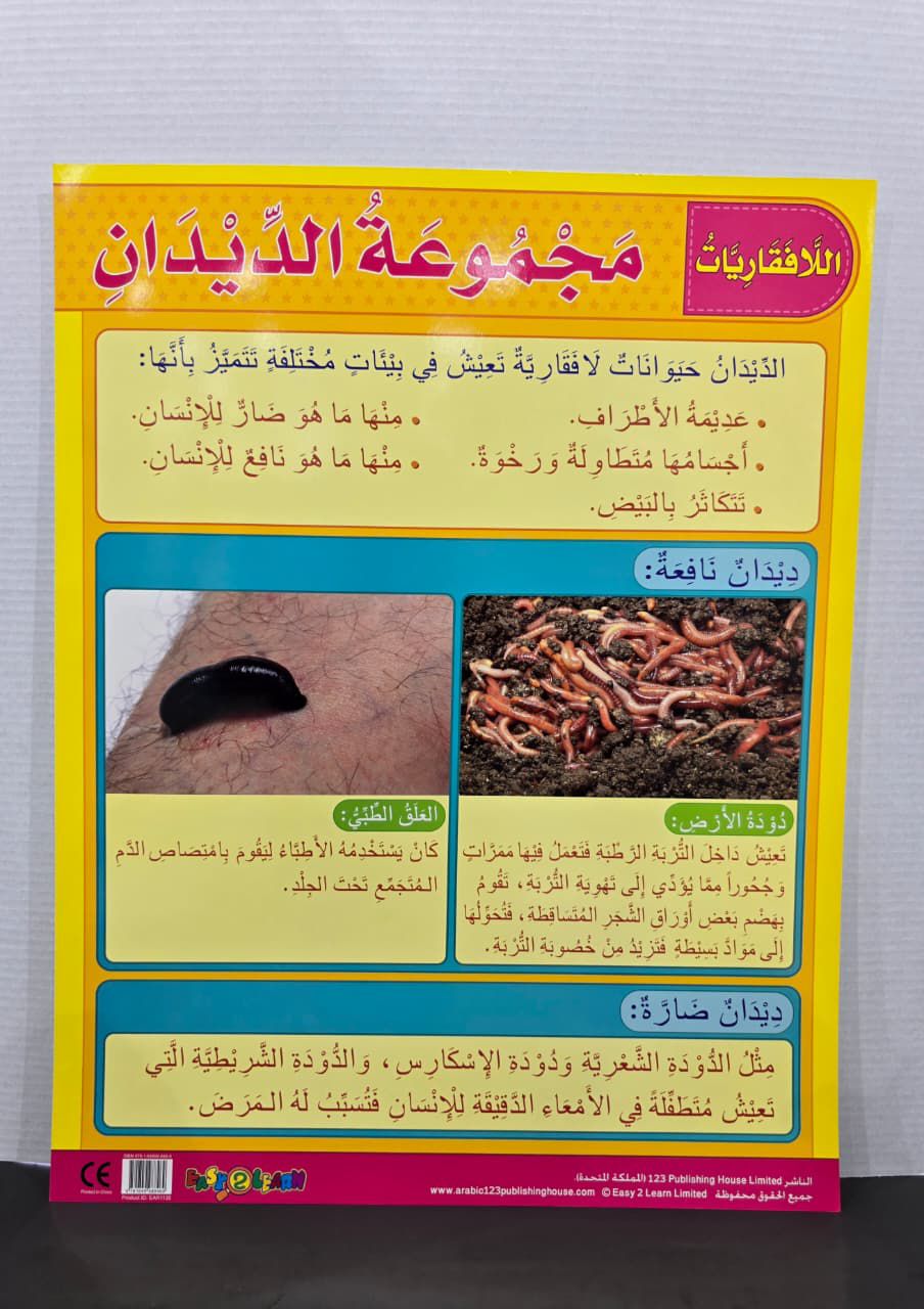 ARABIC CHART BOARD ( ID# EAR 1135 )