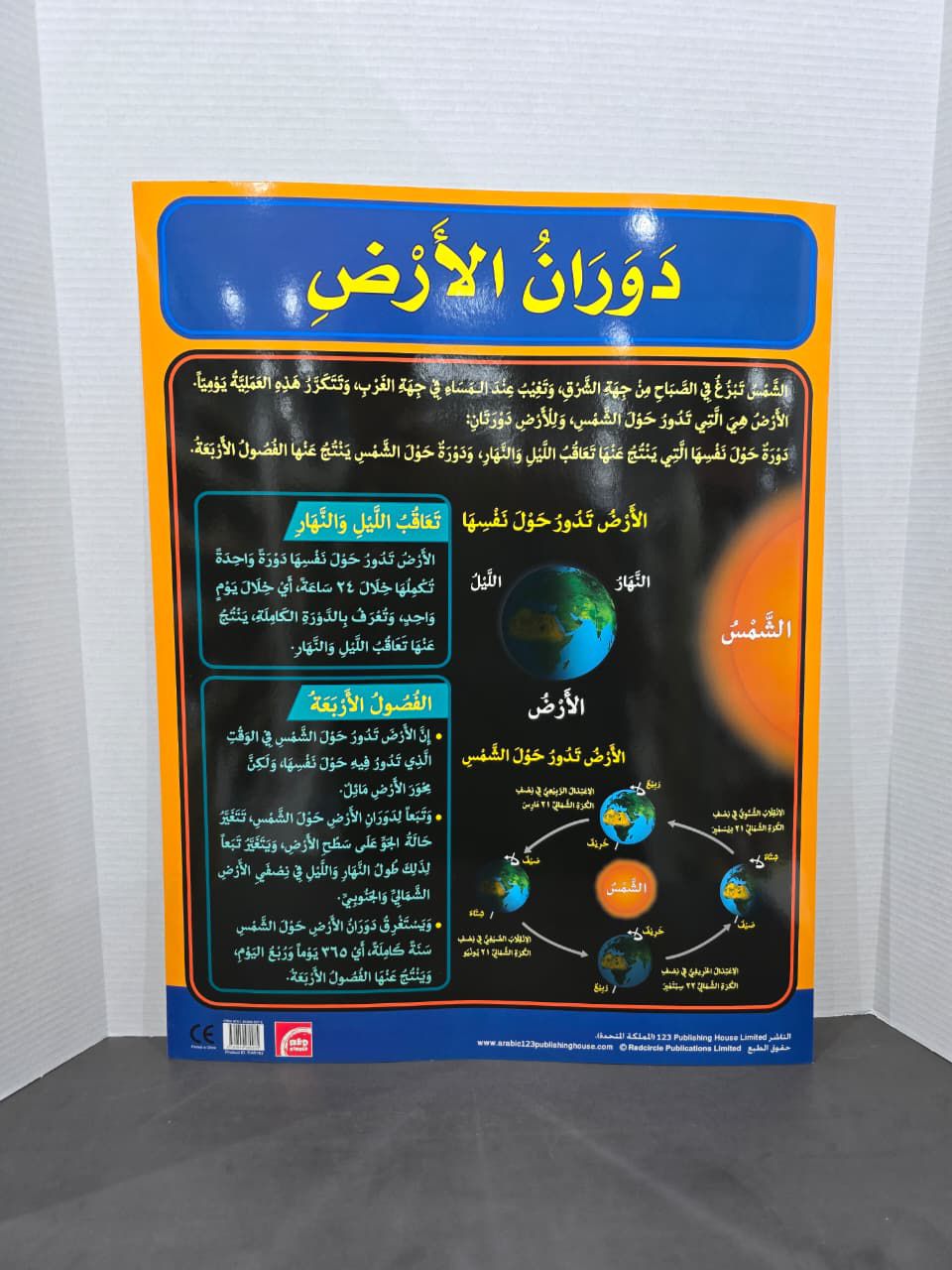 ARABIC CHART BOARD  ID# RAR 182